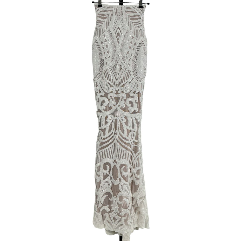 Nookie Embellished White Mon Cherie Skirt Size XS - Picture 2 of 4